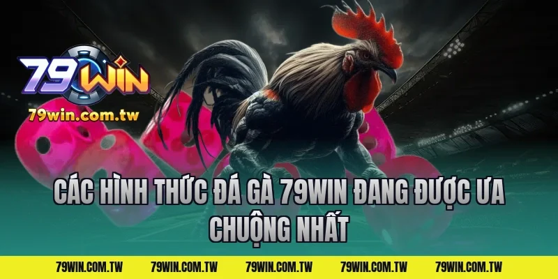 Các hình thức đá gà 79win đang được ưa chuộng nhất